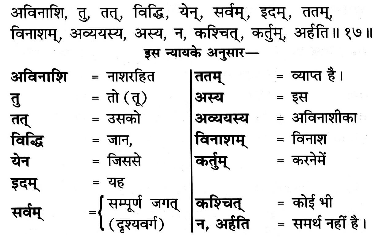 Gita 2.17